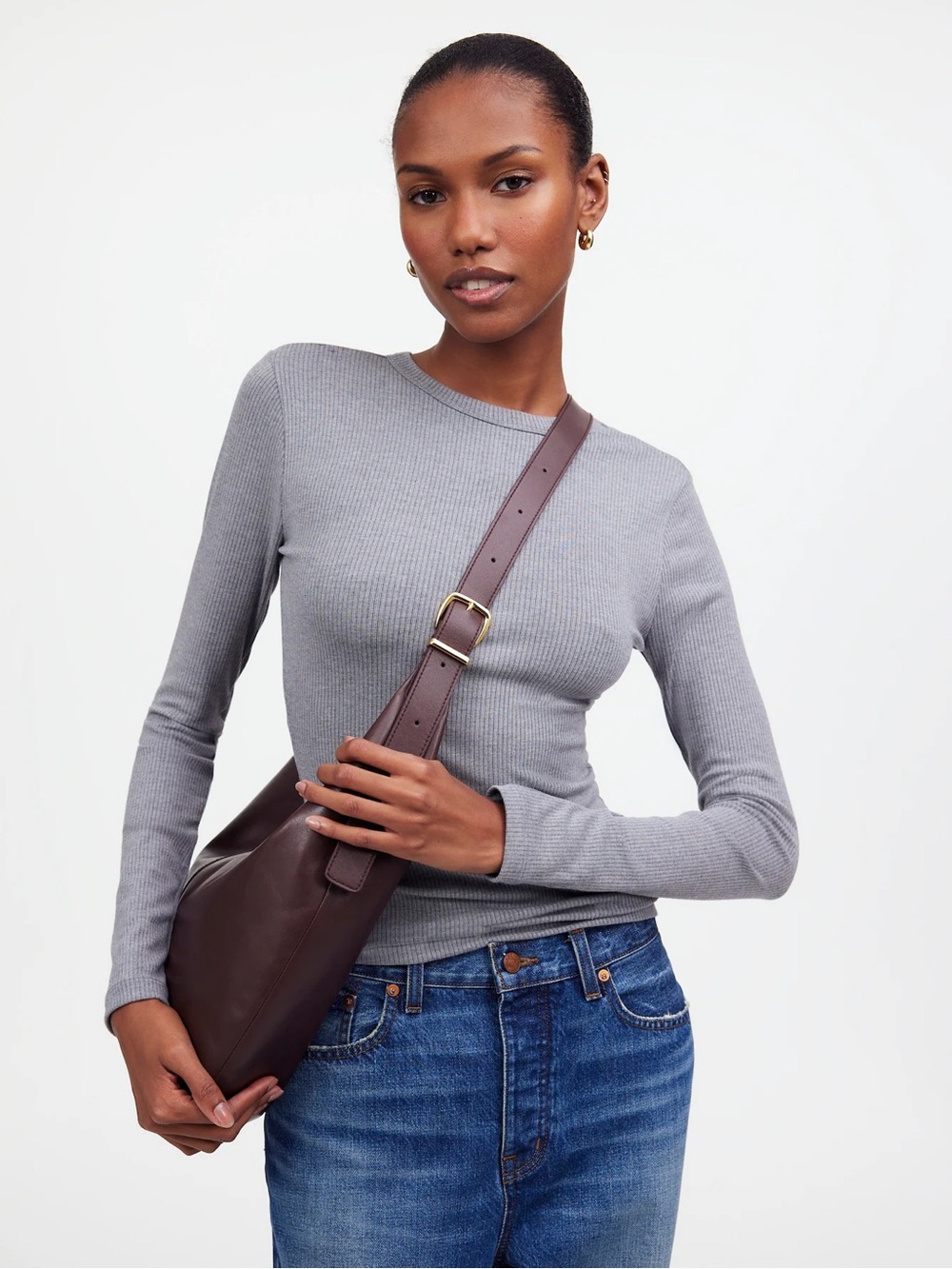 Madewell The Essential Curve Shoulder Bag - Picture 8 of 9